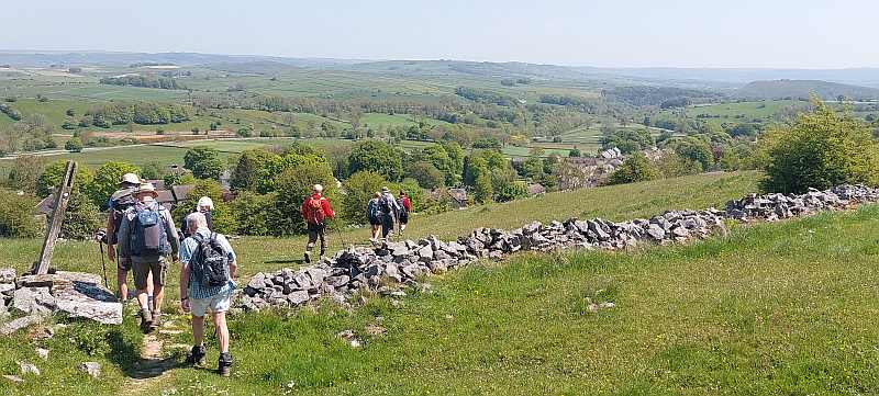 Some of our members enjoy a walk